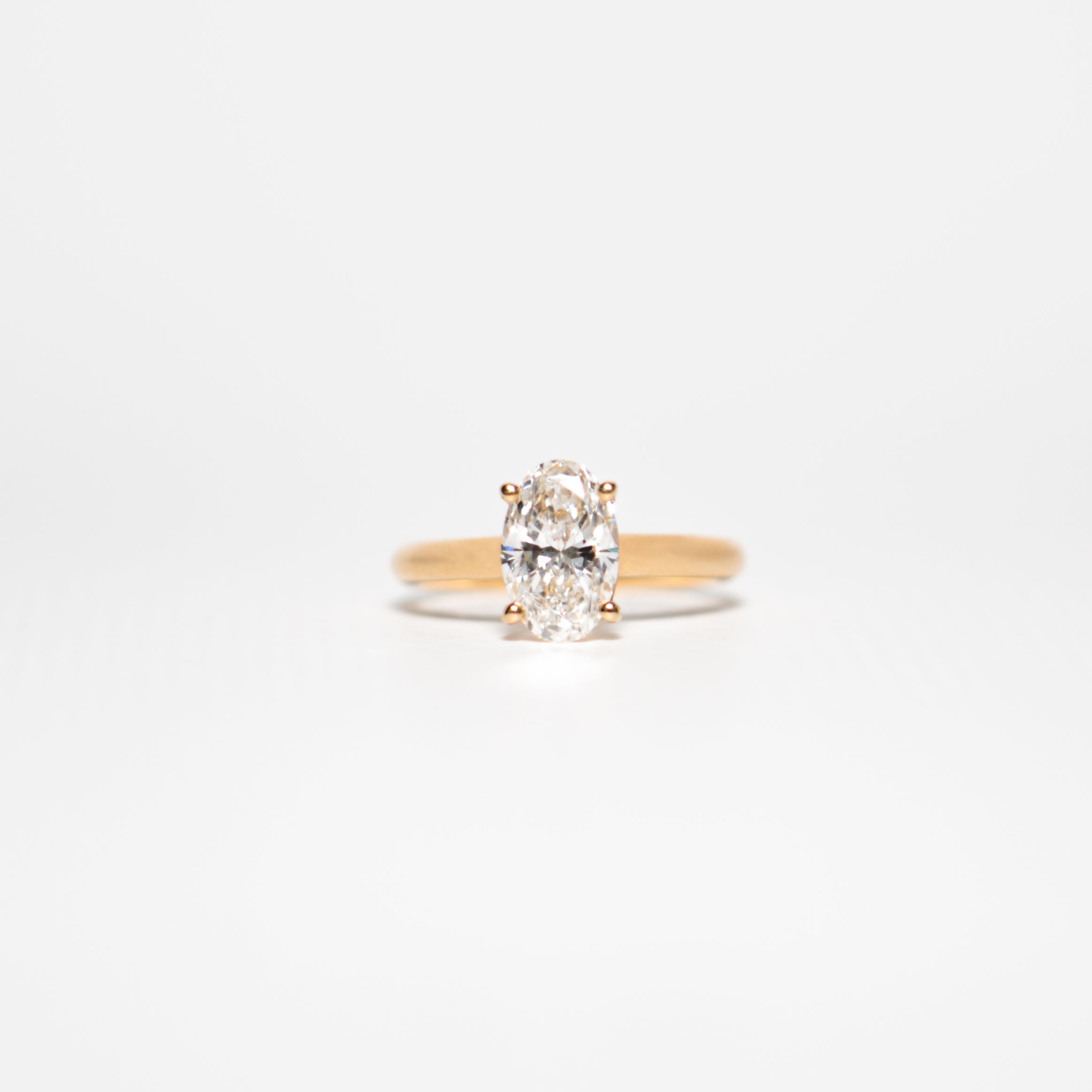 Aurora Oval Diamond Ring