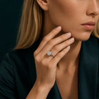 5 CT Round Brilliant Lab Diamond Solitaire Ring – IGI Certified E/VVS2 | 18K Gold