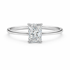 Radiant Solitaire Ring 3 Carat