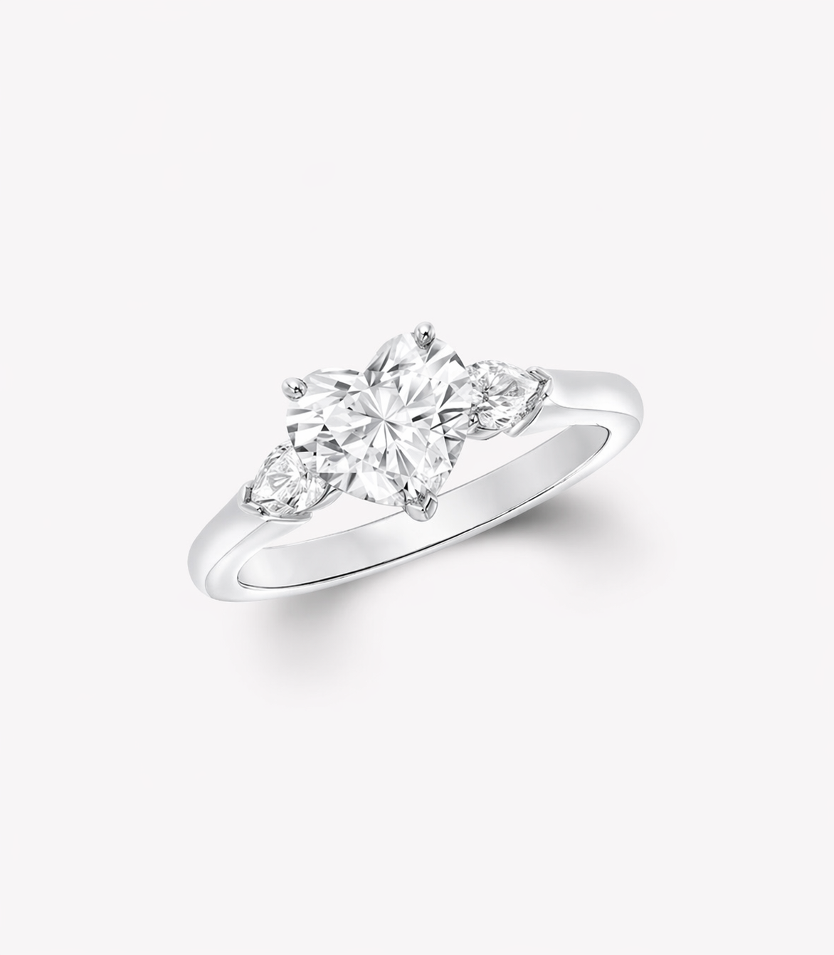 Anguroff 1.50 Carat Heart Shape Diamond Engagement Ring – D Color VVS2, IGI Certified