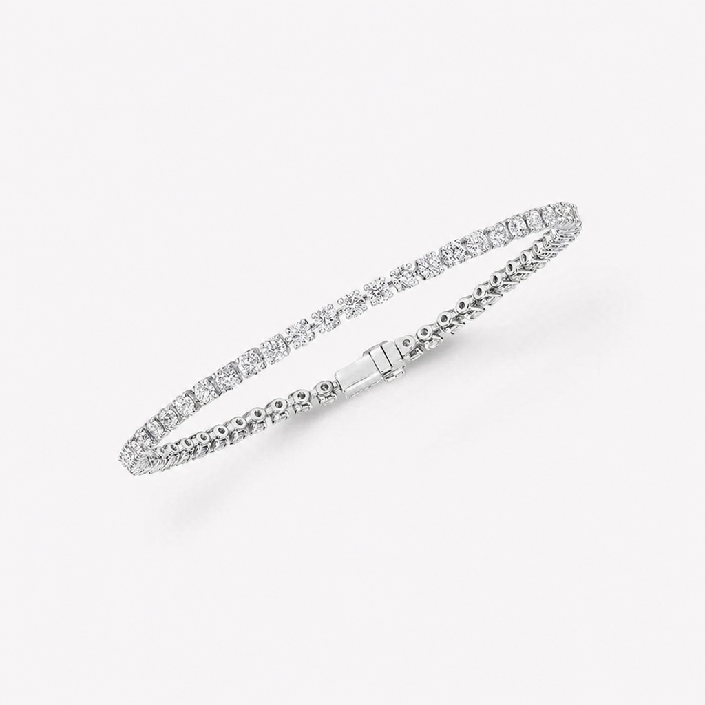Round Diamond Slim Bracelet
