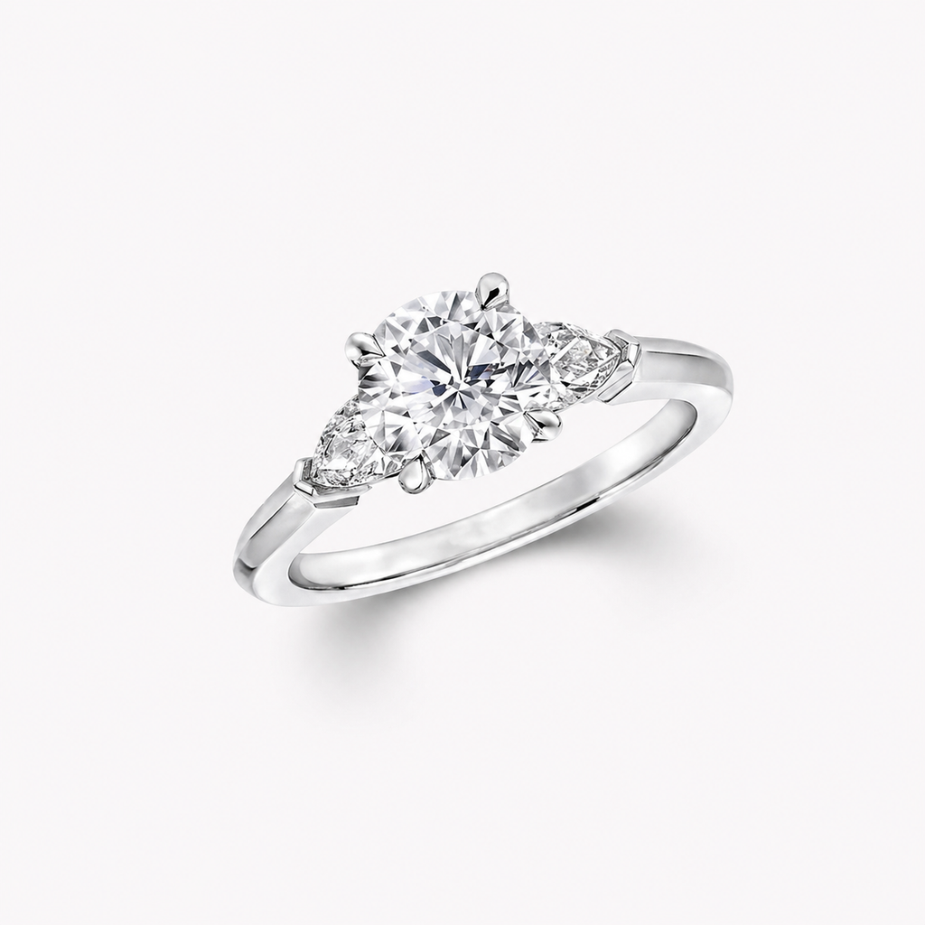 2.5 Carat IGI Certified Lab Grown Diamond Ring – Round Cut | 18K Gold Engagement Ring