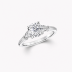 2.5 Carat IGI Certified Lab Grown Diamond Ring – Round Cut | 18K Gold Engagement Ring