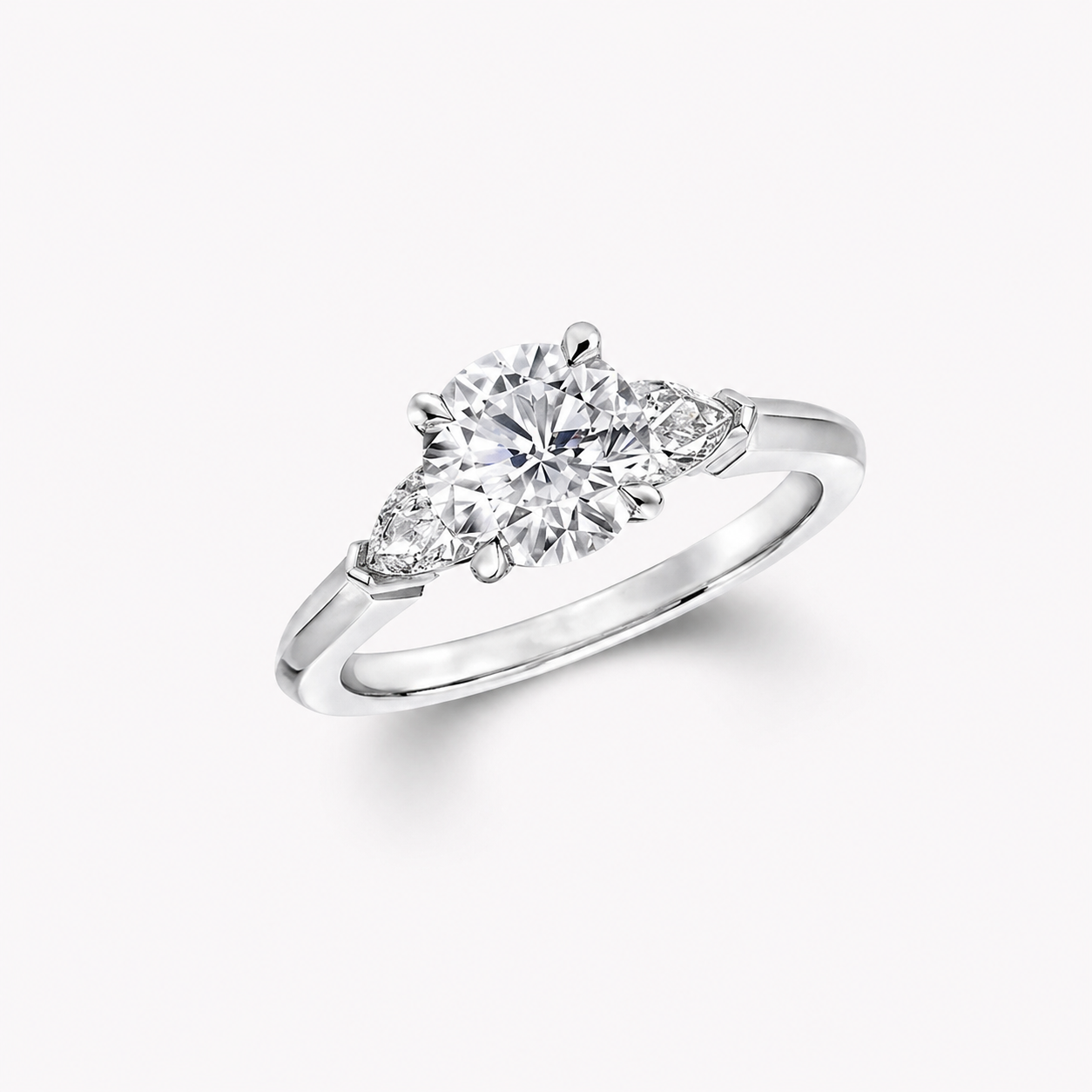 2.5 Carat IGI Certified Lab Grown Diamond Ring – Round Cut | 18K Gold Engagement Ring
