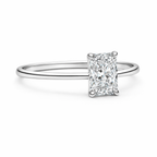 Radiant Solitaire Ring 3 Carat