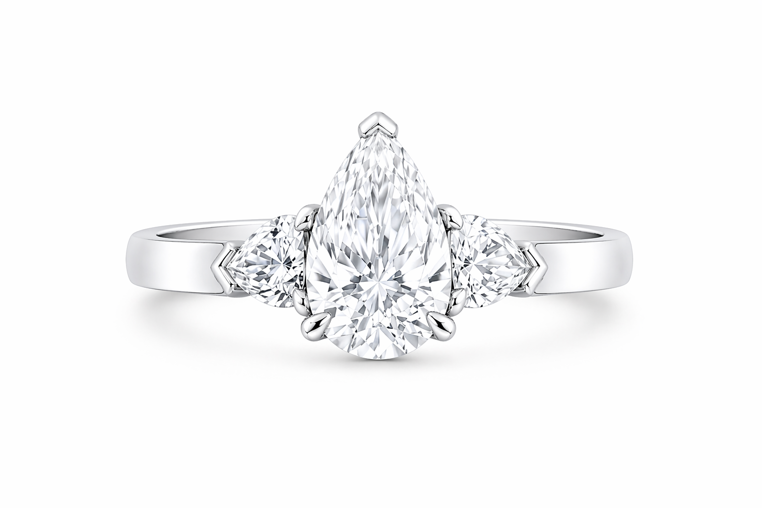 Pear Promise Diamond Ring