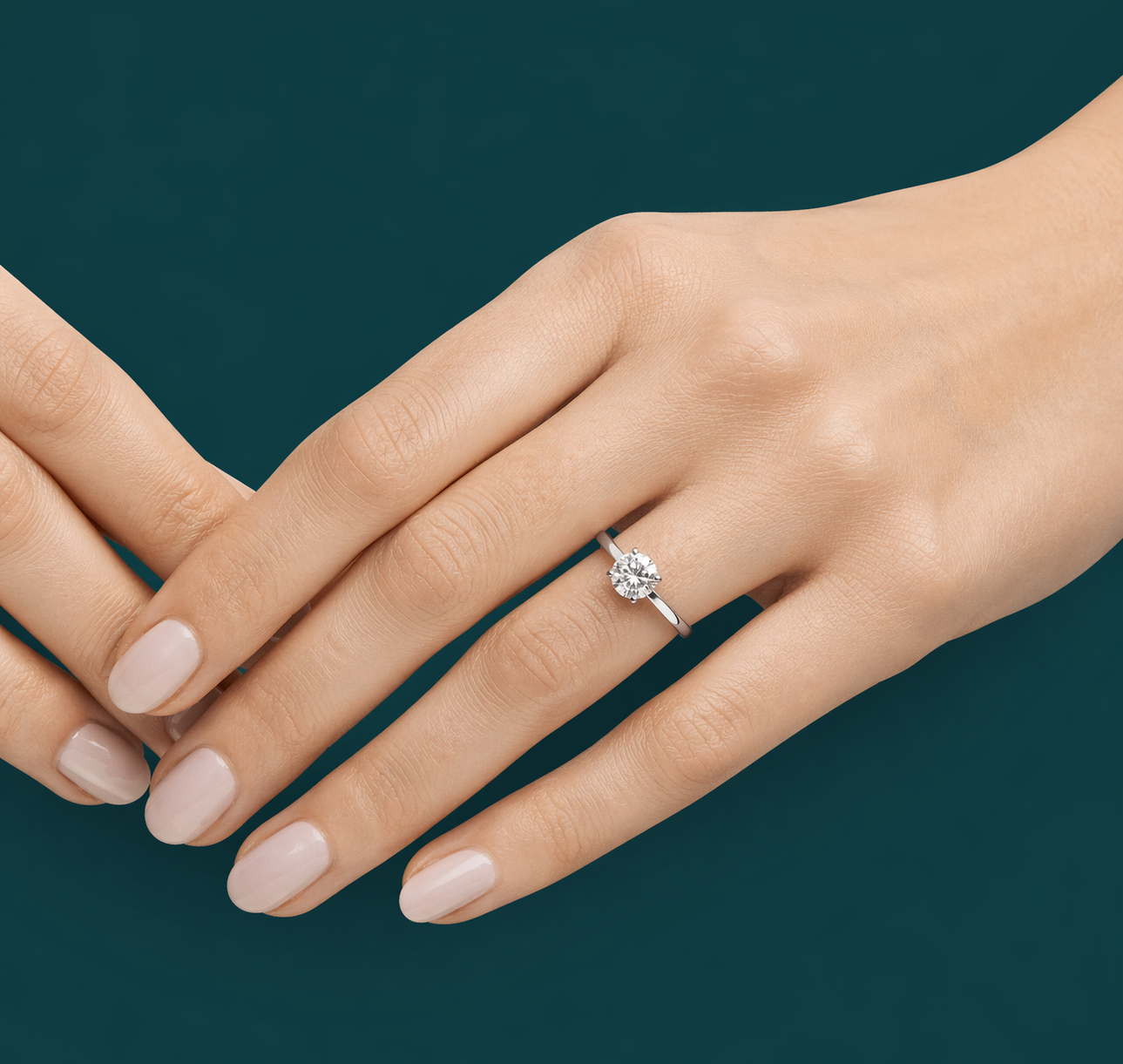 2.0 Carat Round Lab Diamond Ring – 18K Gold | IGI Certified