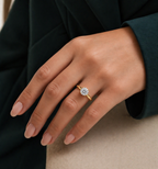 Classic 1 Carat Round Diamond Ring