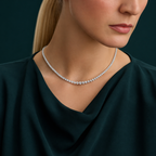 Round Diamond Necklace