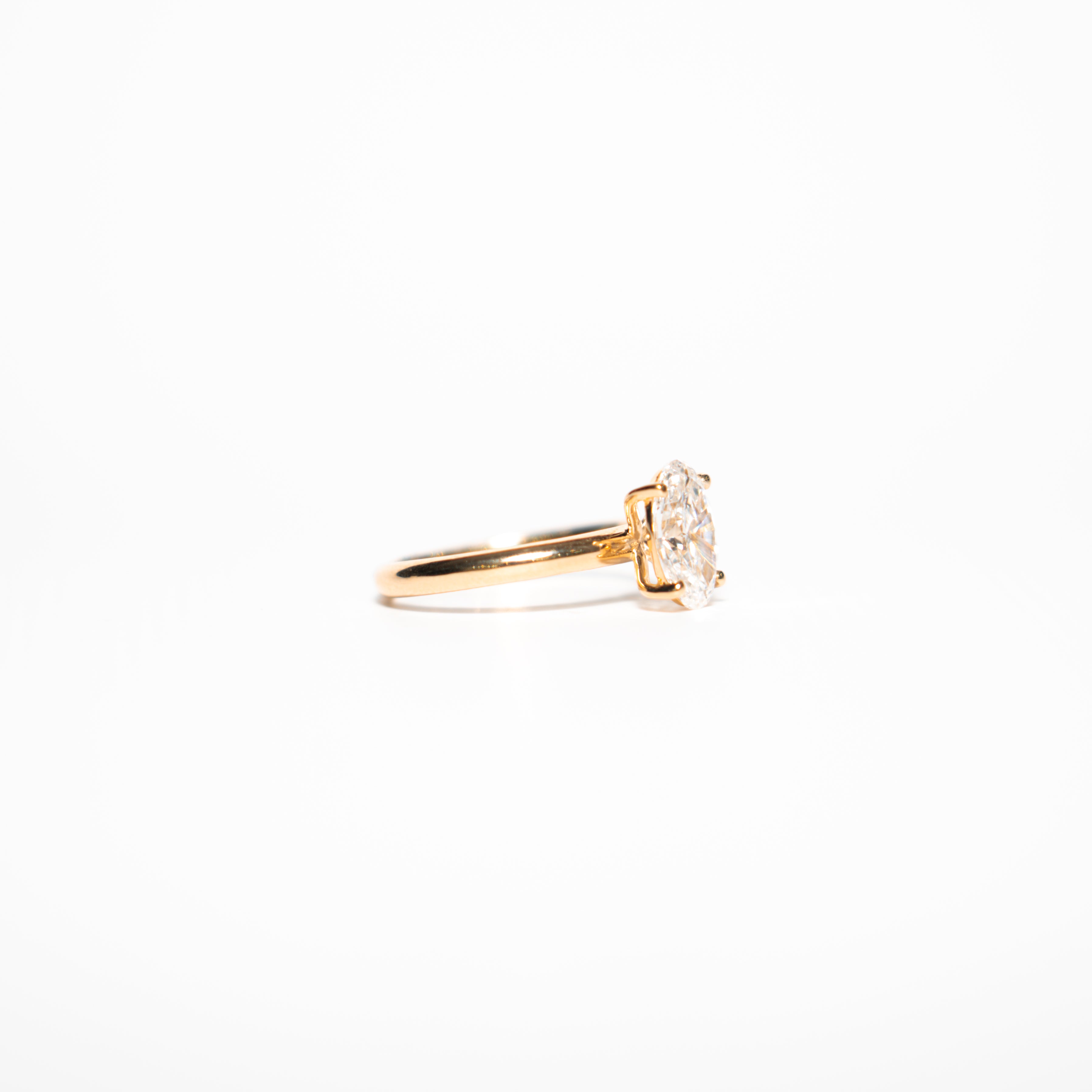 Aurora Oval Diamond Ring