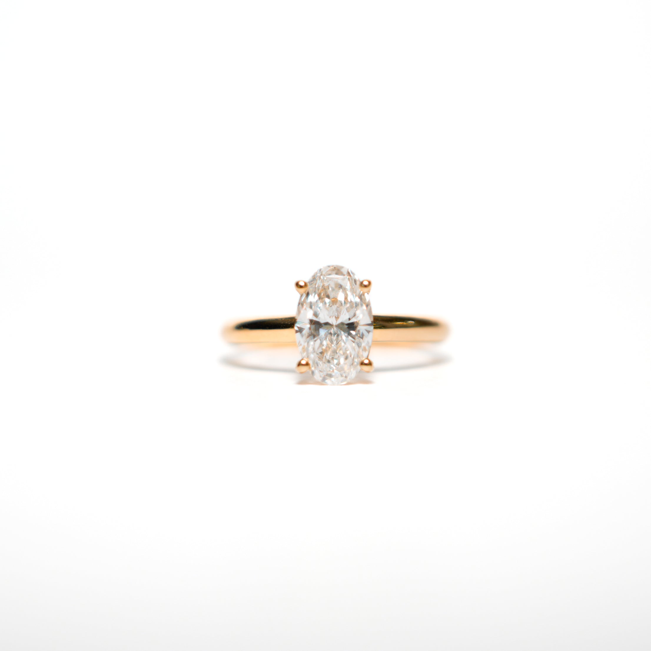 Aurora Oval Diamond Ring