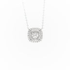 Astaréa Double Halo Cushion Pendant