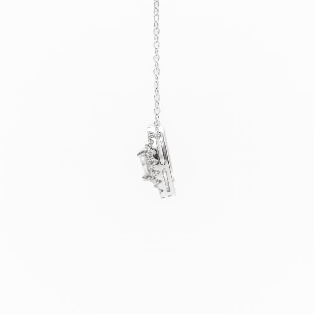 Astaréa Double Halo Cushion Pendant