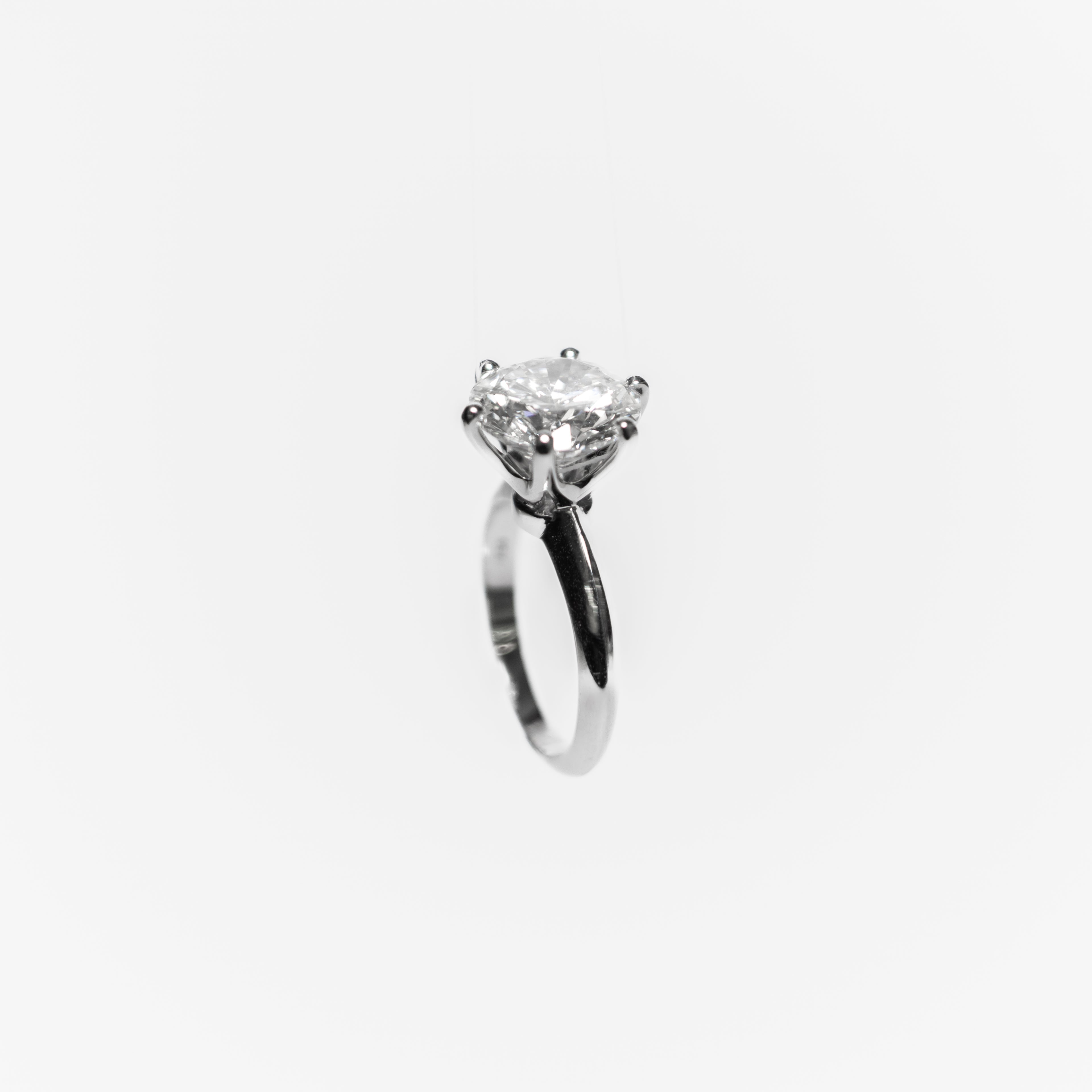 Imperium Solitaire 4 Carat Diamond Ring