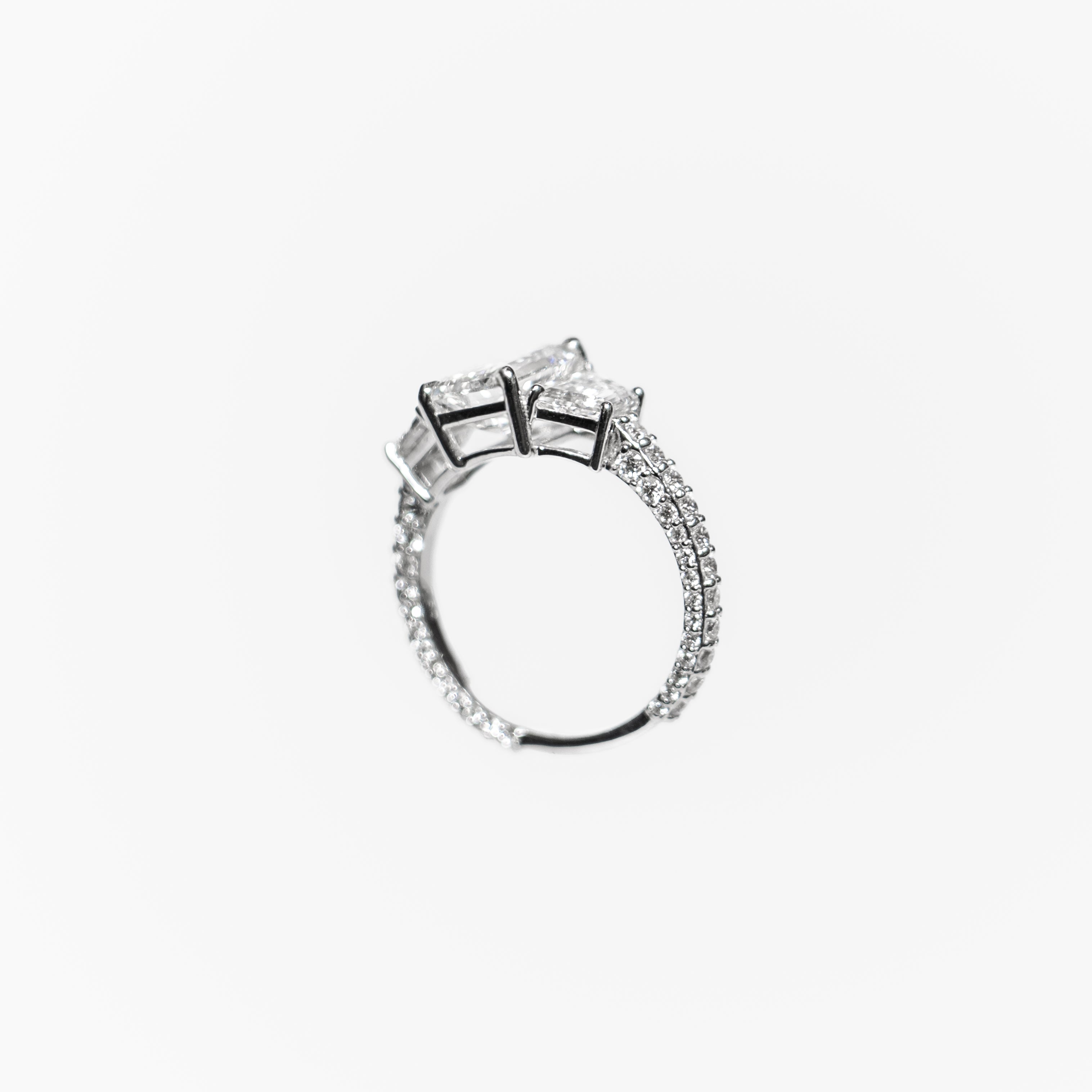 Imperium Emerald Diamond Ring