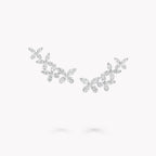Anguroff Butterfly 3.45 Carat Pear & Marquise Diamond Ear Climbers in 18K Gold