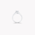 Flame 1.90 CT Square Emerald Cut Lab Diamond Pavé Engagement Ring – IGI Certified | 18K Gold