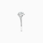 2.90 CT Round Cut Lab Diamond Halo Ring – IGI Certified E/VVS2 | 18K Gold