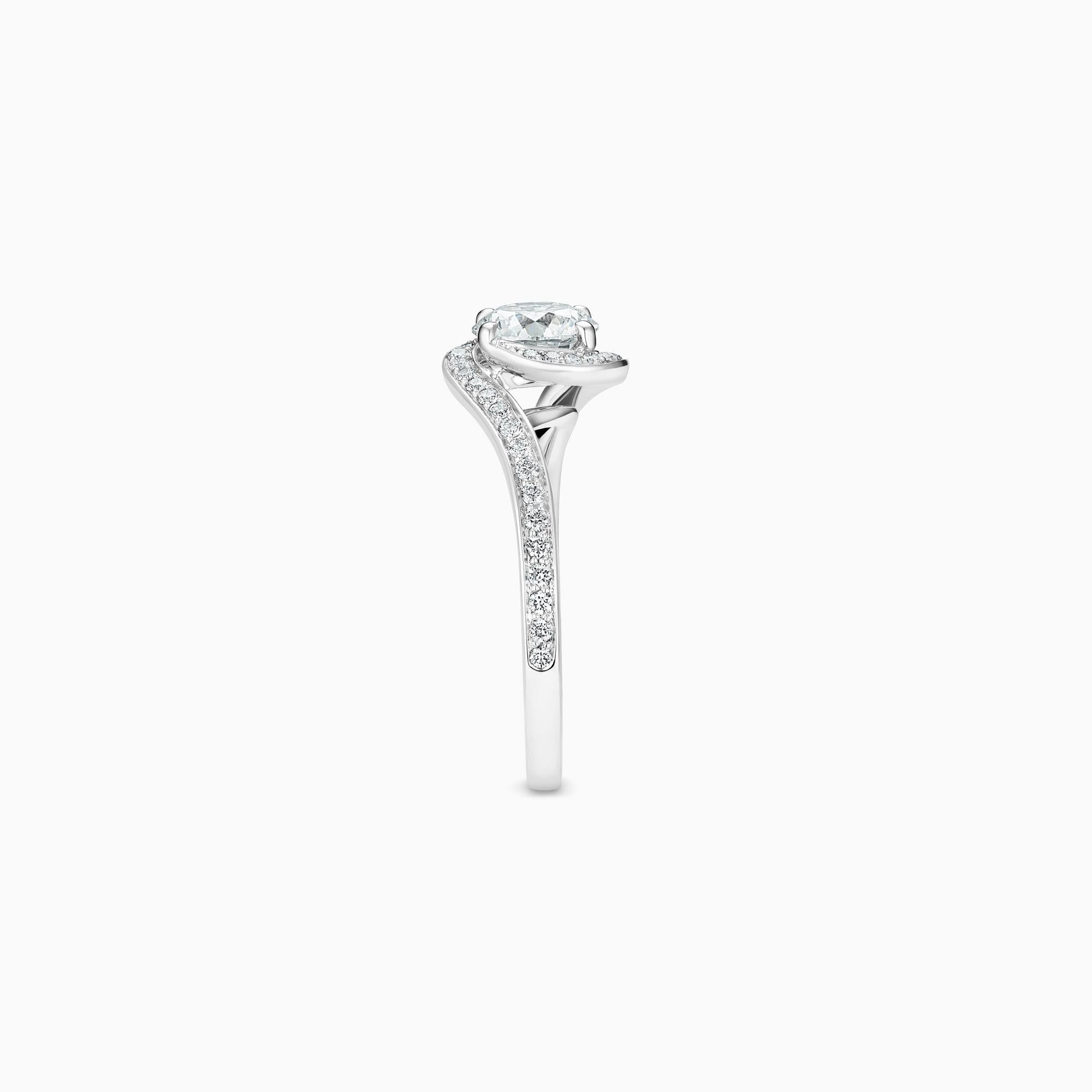 2.90 CT Round Cut Lab Diamond Halo Ring – IGI Certified E/VVS2 | 18K Gold
