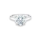 5 CT Round Brilliant Lab Diamond Solitaire Ring – IGI Certified E/VVS2 | 18K Gold