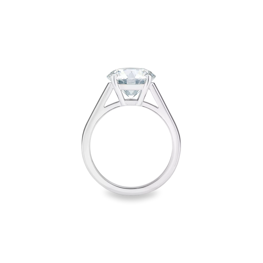 5 CT Round Brilliant Lab Diamond Solitaire Ring – IGI Certified E/VVS2 | 18K Gold