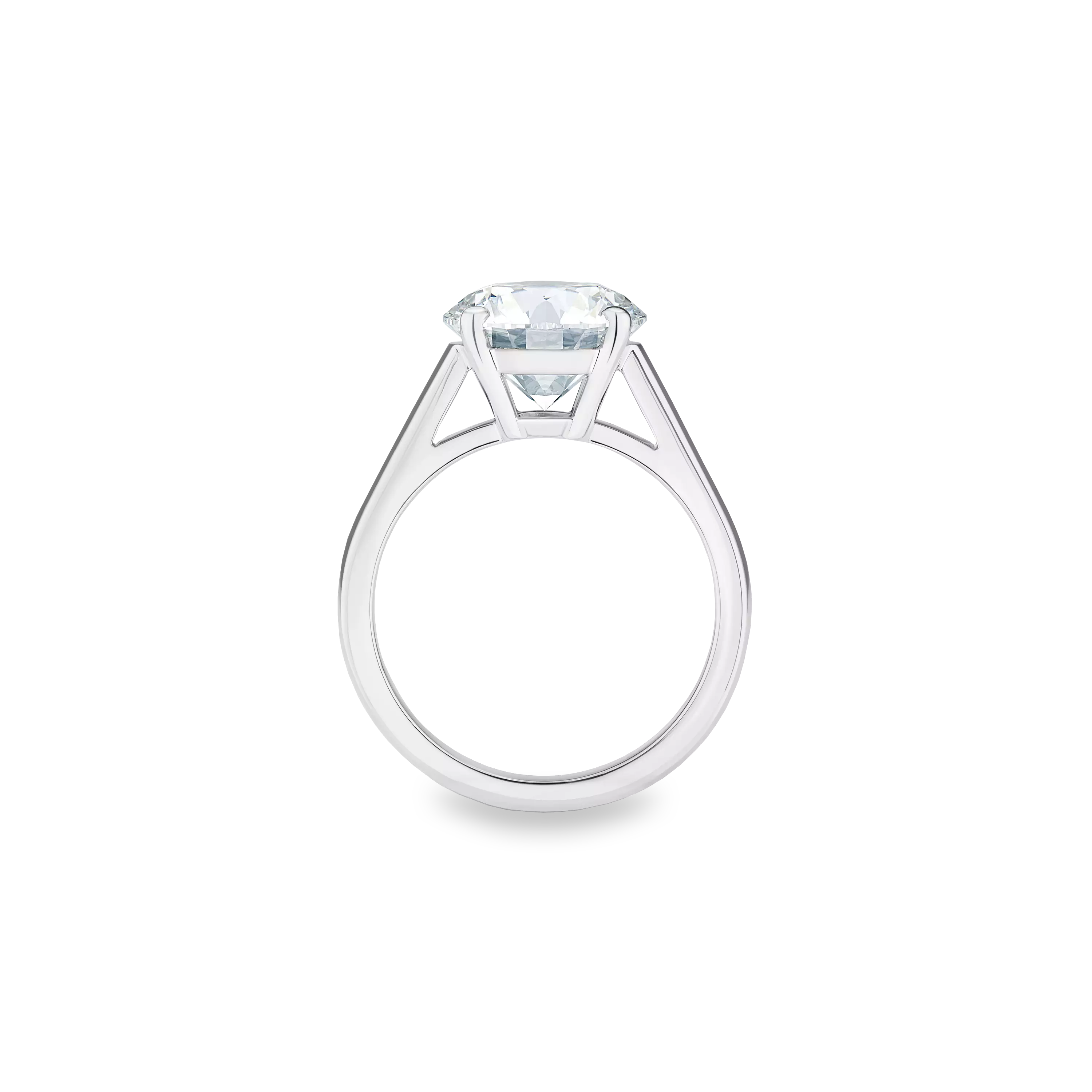 5 CT Round Brilliant Lab Diamond Solitaire Ring – IGI Certified E/VVS2 | 18K Gold