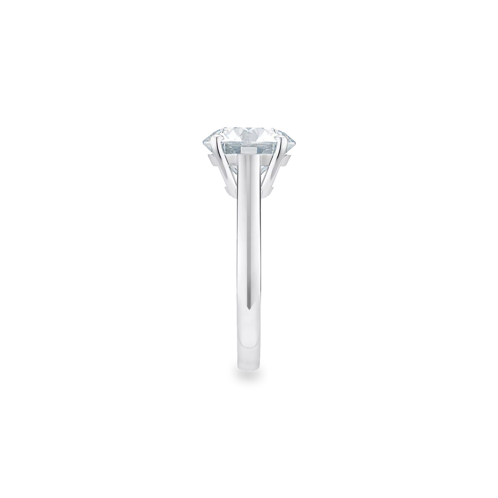 5 CT Round Brilliant Lab Diamond Solitaire Ring – IGI Certified E/VVS2 | 18K Gold