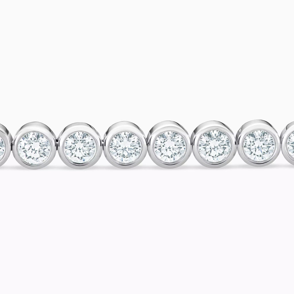 3.06 CT Round Brilliant Lab Diamond Tennis Bracelet in 18K White Gold