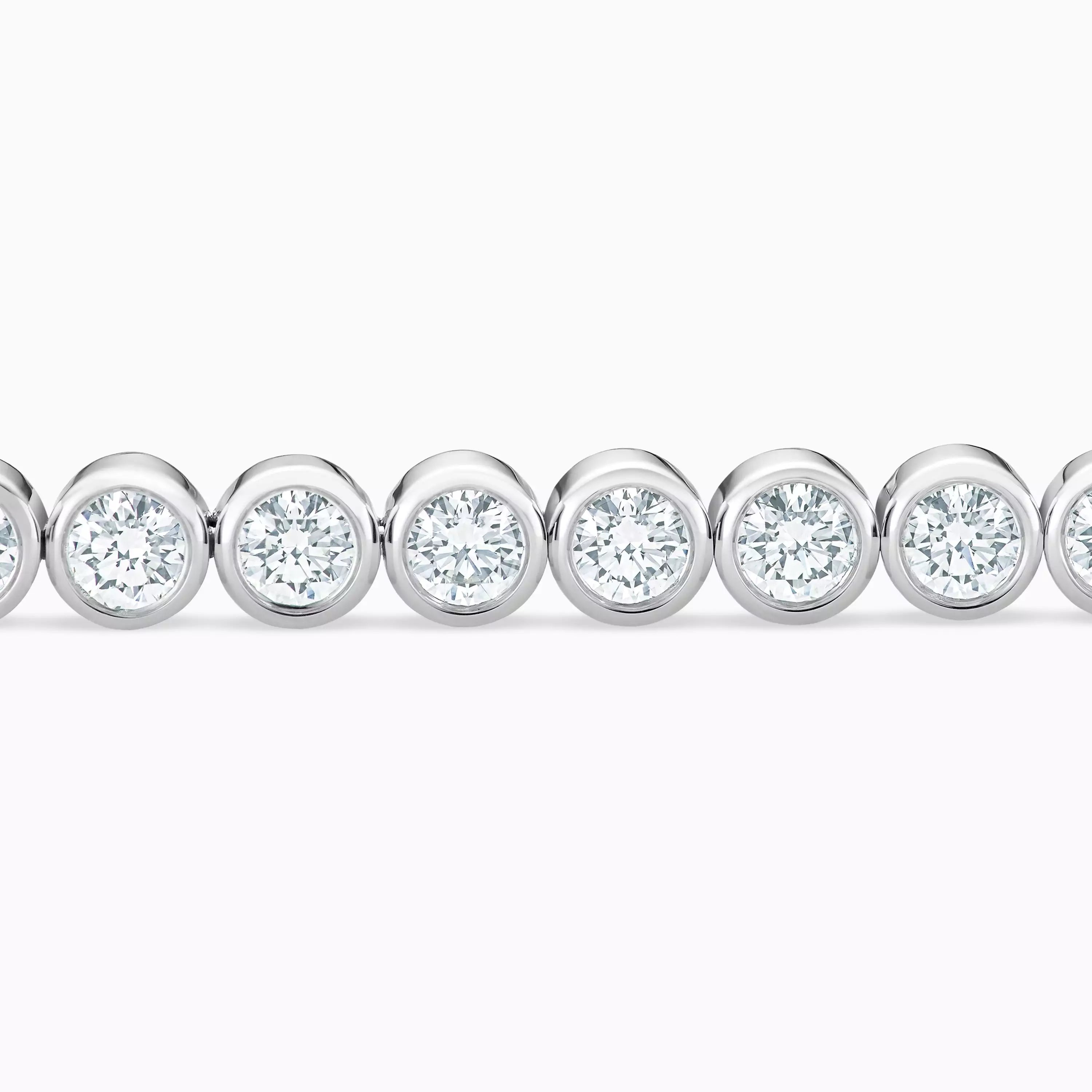 3.06 CT Round Brilliant Lab Diamond Tennis Bracelet in 18K White Gold