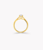 Classic 1 Carat Round Diamond Ring