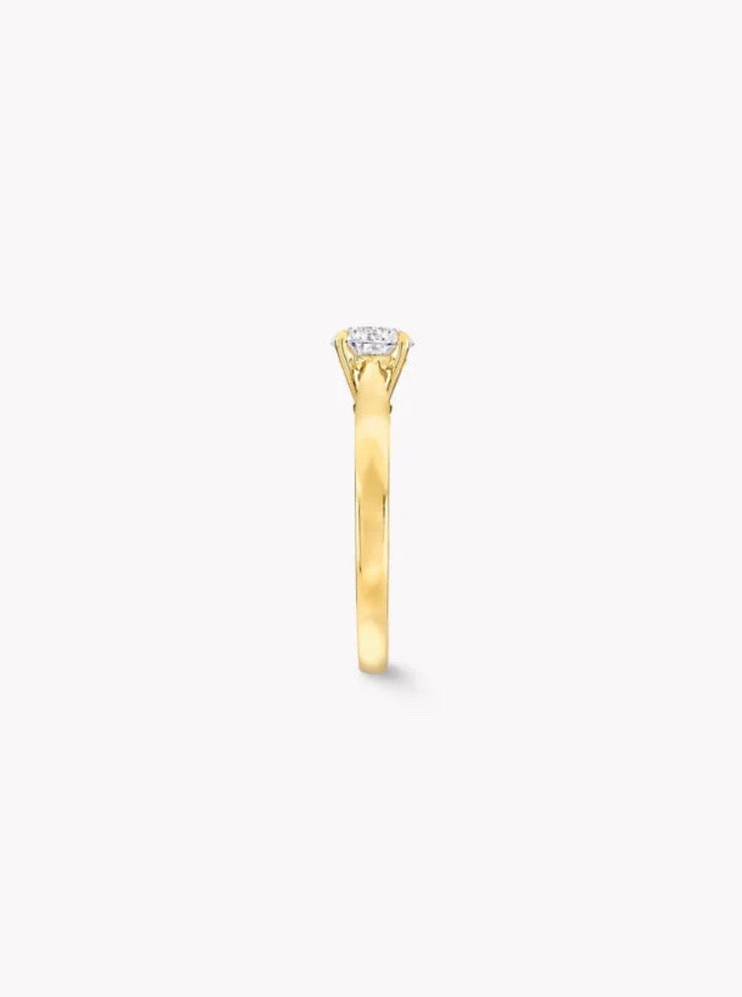 Classic 1 Carat Round Diamond Ring
