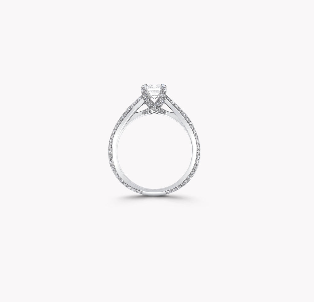 Anguroff 1.68 Carat Emerald Cut Diamond Engagement Ring – D Color VVS2, IGI Certified