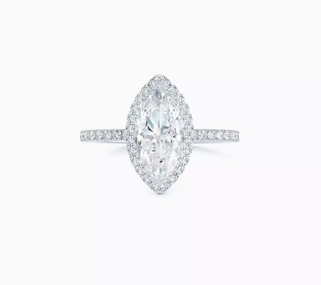 2.00 Carat Marquise Cut Lab Diamond Engagement Ring – D/VVS2 | IGI Certified