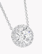 1 Carat Round Lab Diamond Pendant Necklace – 1.50 CT Total | IGI Certified | 18K Gold