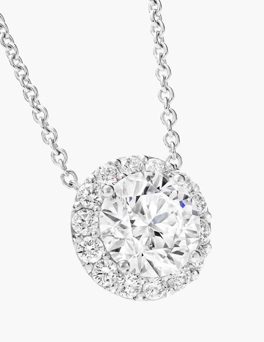1 Carat Round Lab Diamond Pendant Necklace – 1.50 CT Total | IGI Certified | 18K Gold