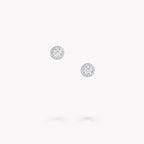 Classic Anguroff Round Diamond Stud Earrings – 2.82 Carat Total (1.00 Ct Each, IGI Certified, 18K Gold)