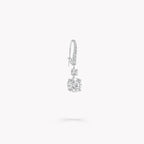 Anguroff Classic 1.00 Carat Round Lab Diamond Drop Earrings – Pavé Set | IGI Certified | 18K Gold
