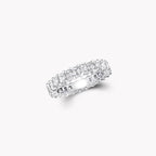 Emerald Cut Diamond Eternity Band 3.72 Carat – 18K Gold Full Eternity Ring