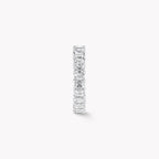 Emerald Cut Diamond Eternity Band 3.72 Carat – 18K Gold Full Eternity Ring