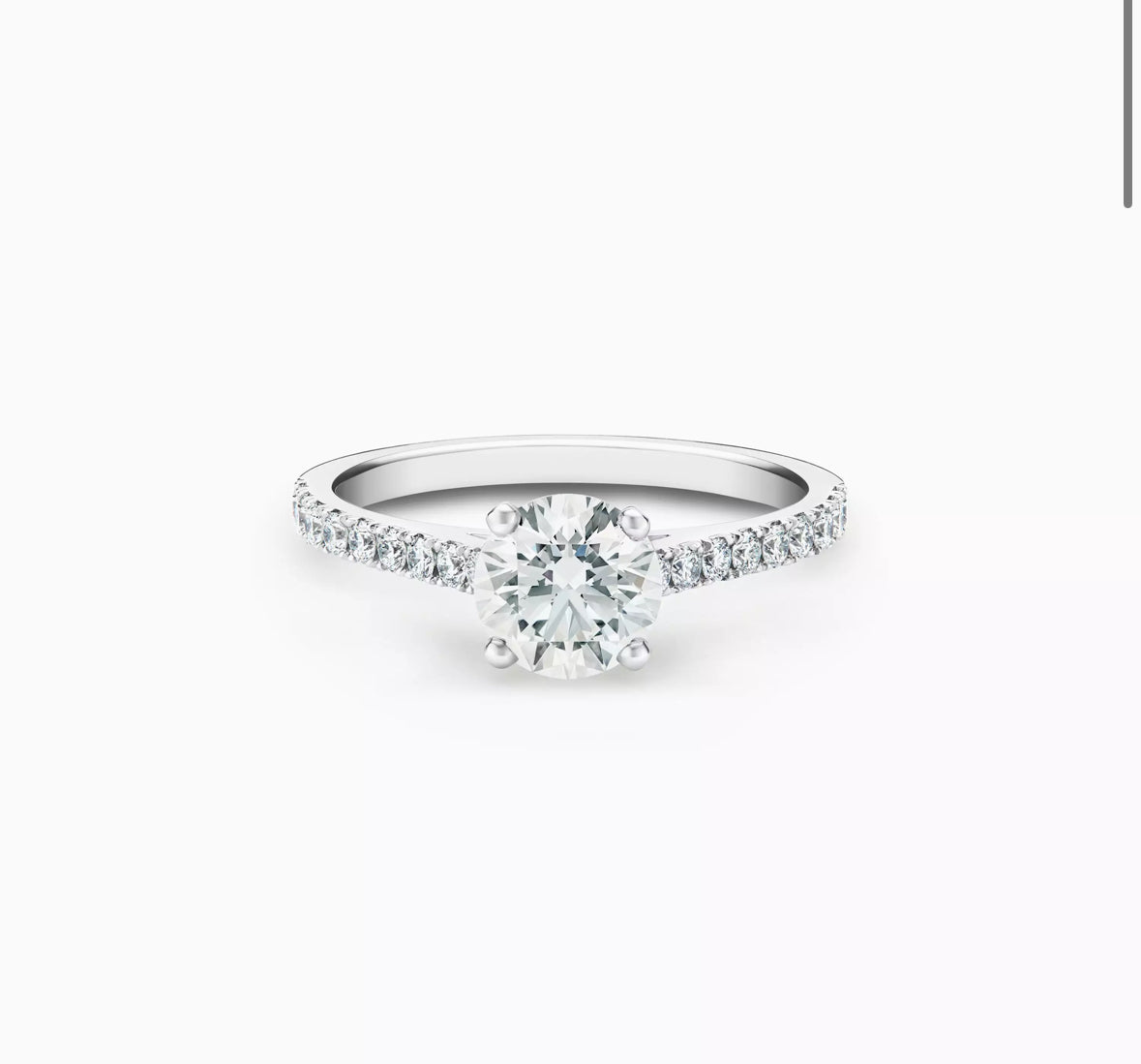 1 Carat Diamond Engagement Ring