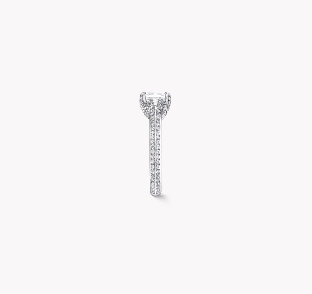 Anguroff 1.68 Carat Emerald Cut Diamond Engagement Ring – D Color VVS2, IGI Certified