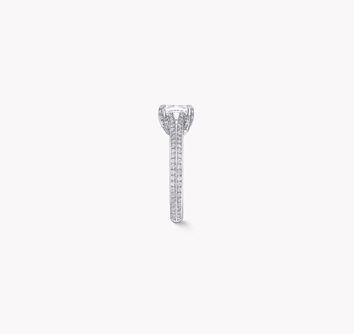 Anguroff 1.68 Carat Emerald Cut Diamond Engagement Ring – D Color VVS2, IGI Certified