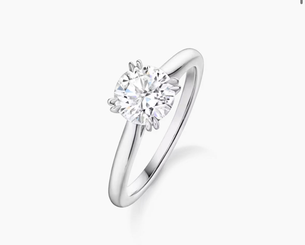 2.0 Carat Round Lab Diamond Ring – 18K Gold | IGI Certified