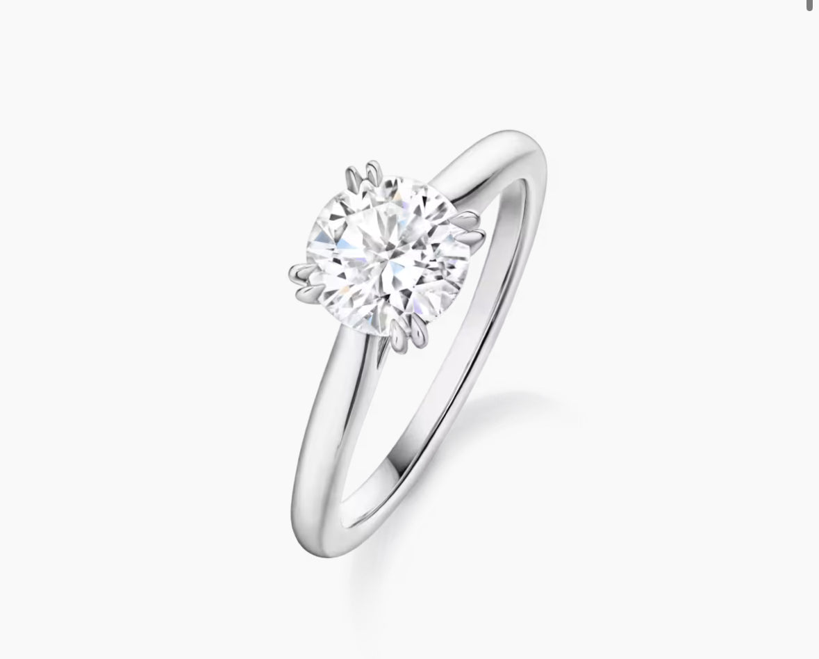 2.0 Carat Round Lab Diamond Ring – 18K Gold | IGI Certified