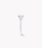 Oval Three-Stone Diamond Ring